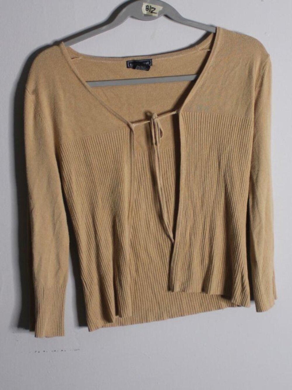 Timeout Women's Tan and Cream Shirt